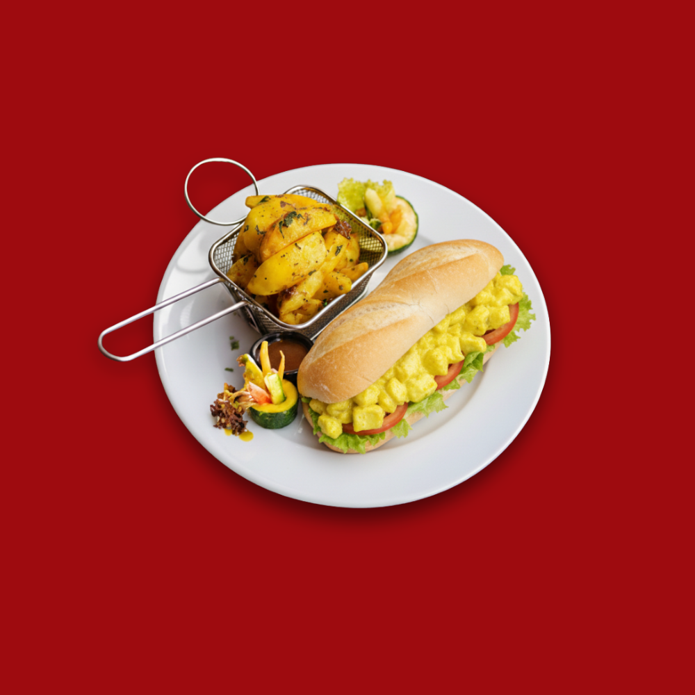 Chicken Coronation Sandwich